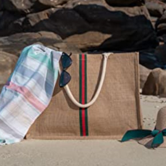 5✨New Euro Style Oversized Stripe Tote Bag Luxury - Picture 4 of 8